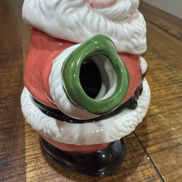 Papel Freelance 1991 L85433 Santa With Toy Sack Teapot w/ Lid Ceramic Pristine - Picture 5 of 10